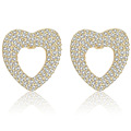blingbling diamond elegant earrings jewelry for women 2021,trendy copper stud earrings